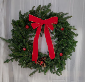 Traditional Balsam Wreath 30"