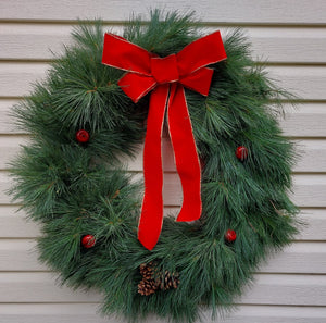 Traditional Pine Wreath 30"