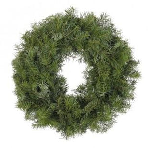 Non decorated Balsam Wreath 22"