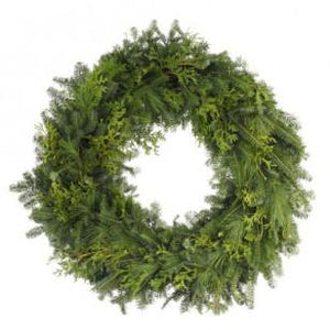 Non decorated Mixed Wreath 30"