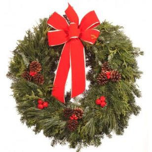 Premium Mixed Wreath 22"