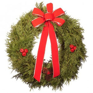 Premium Cedar Wreath 30"